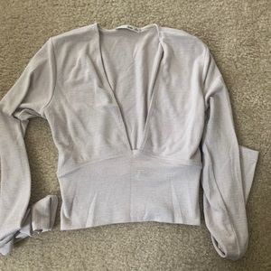 WilfredFree long sleeve crop top
